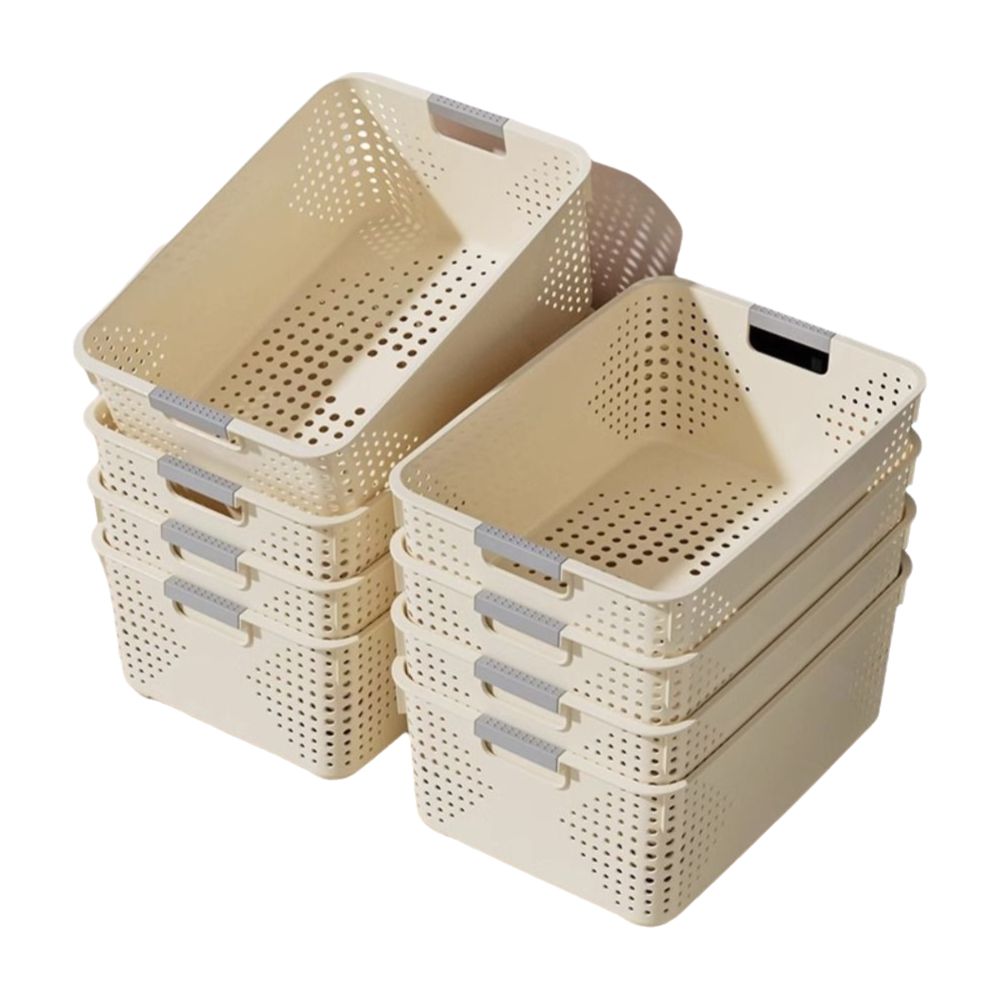 Food Storage Without Plastic - Duurzame kunststof opbergmand Uitgehold ontwerp Stapelbare