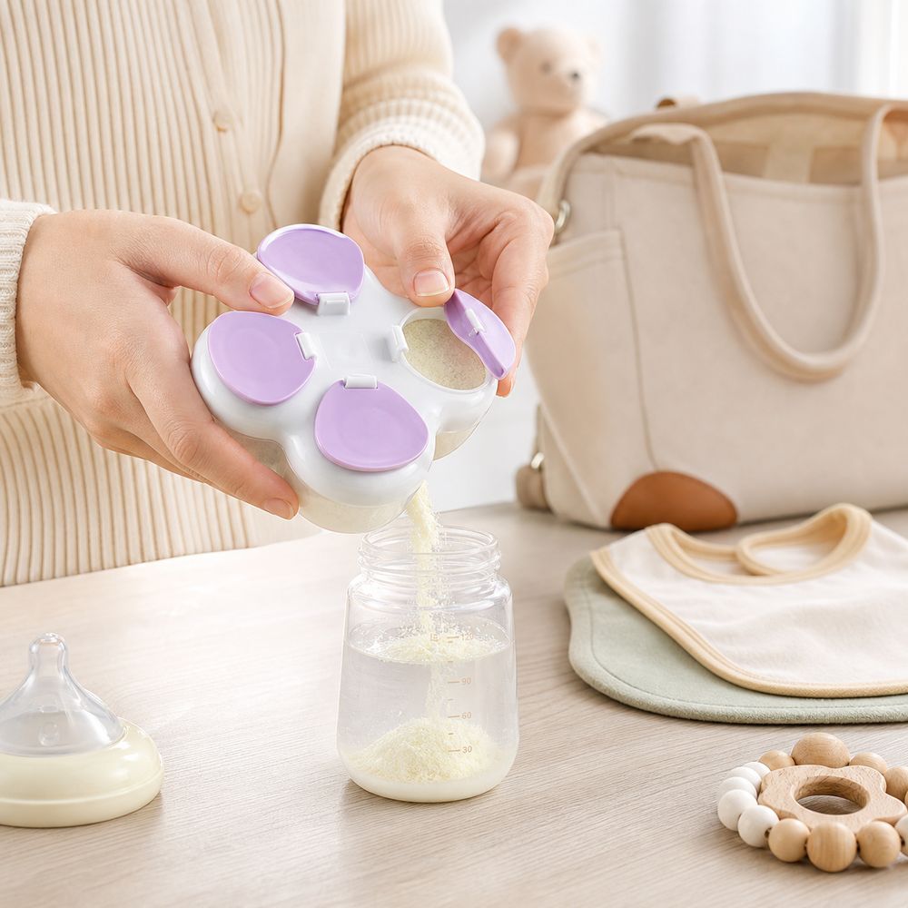 Food Storage With Compartments - Gescheiden Formule Dispenser 720ml 4 compartimenten