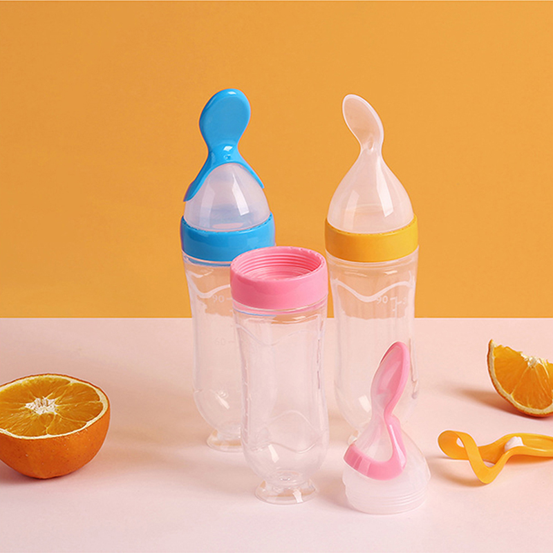 Food Storage Drums - Knijpen Zuigfles Siliconen Pasgeboren Baby Training