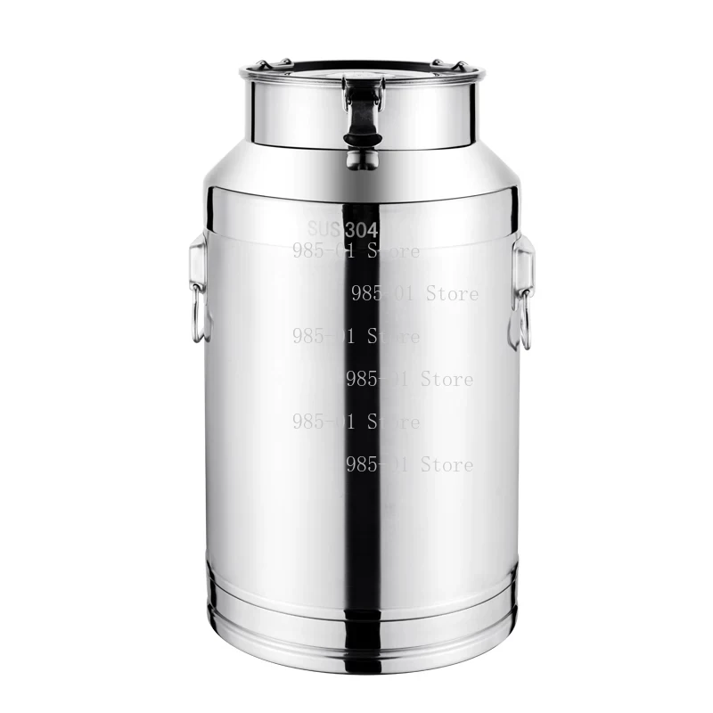 Food Storage Drums - Voedselveilige 304 roestvrijstalen afgesloten opslagtank, melkbus