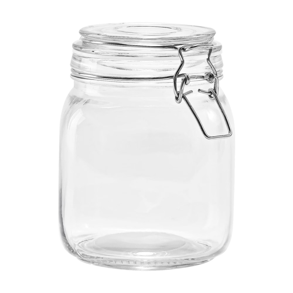 Food Storage In Pantry - Mainstays 38 oz glazen voedselbewaarbus met
