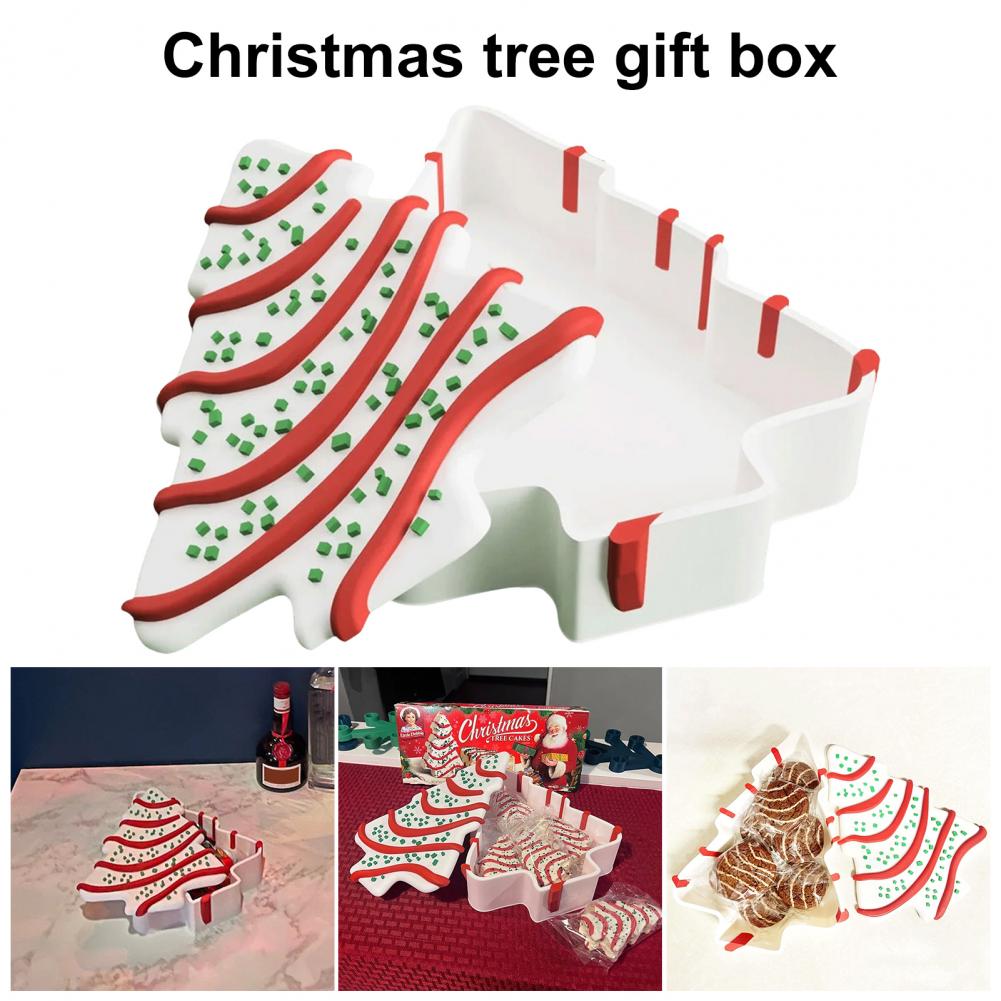 Food Storage In Plants - Kerstboomdoos Boomvorm Taartopbergdoos Hars Voedselopslagcontainer Snoep