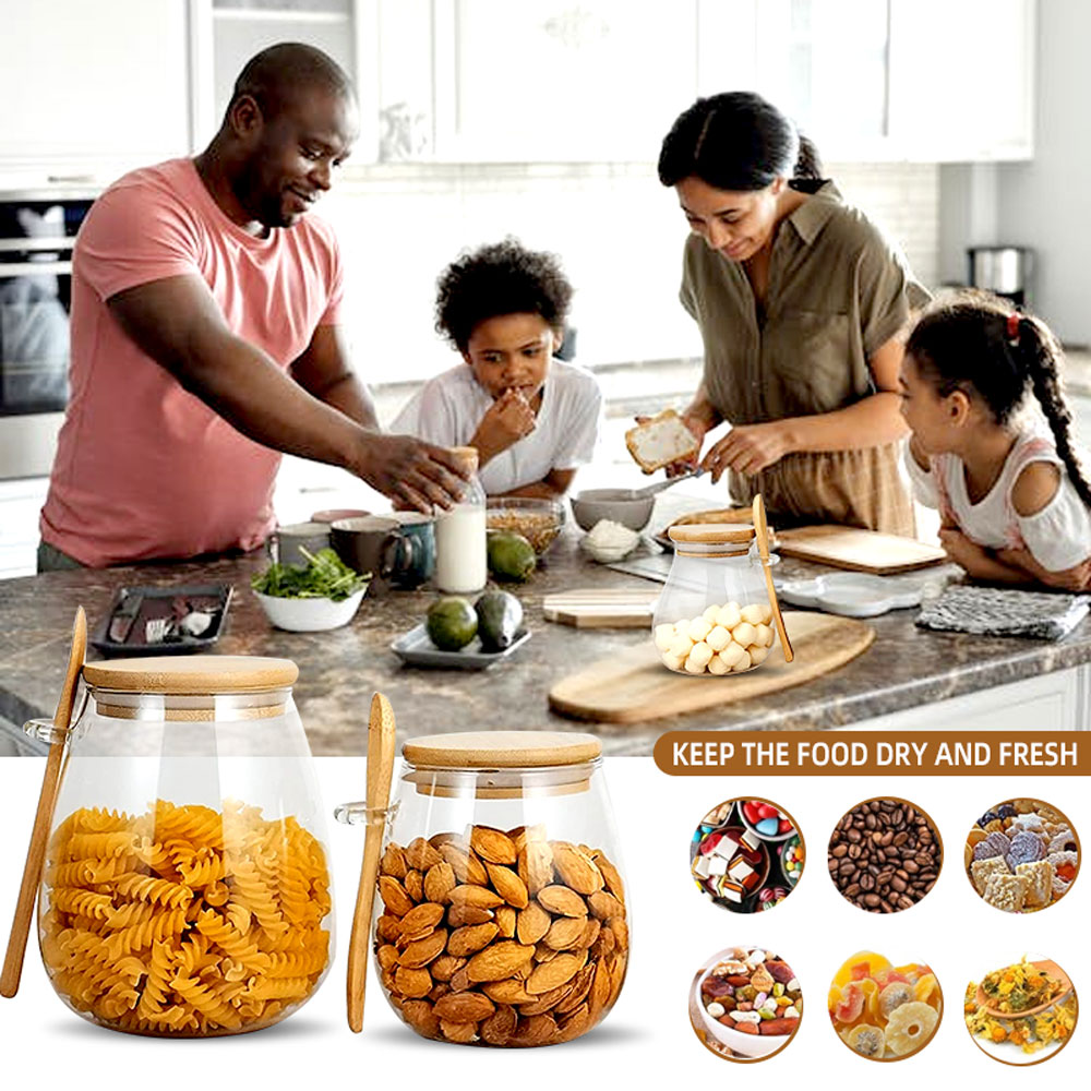 34Oz Verzegelde Glazen Pot Met - Food Storage Glass Set recensie en prijs