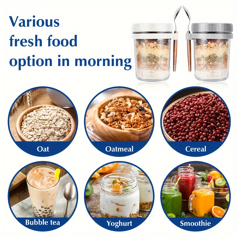 1 st/2 stks Glazen Havermout B - Food Storage Glass Set recensie en prijs