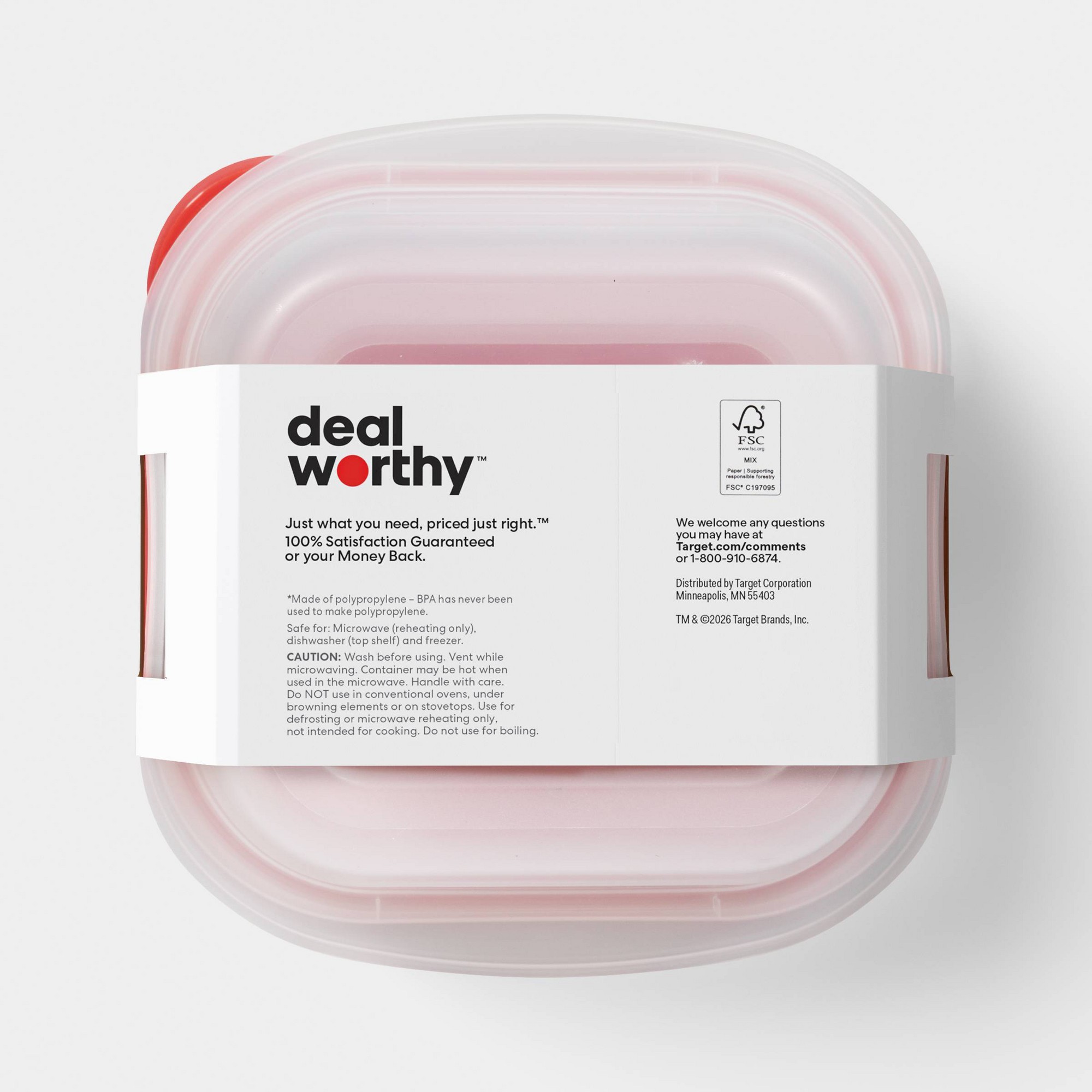 4-delige kleine vierkante voed - Food Storage In Pantry recensie en prijs