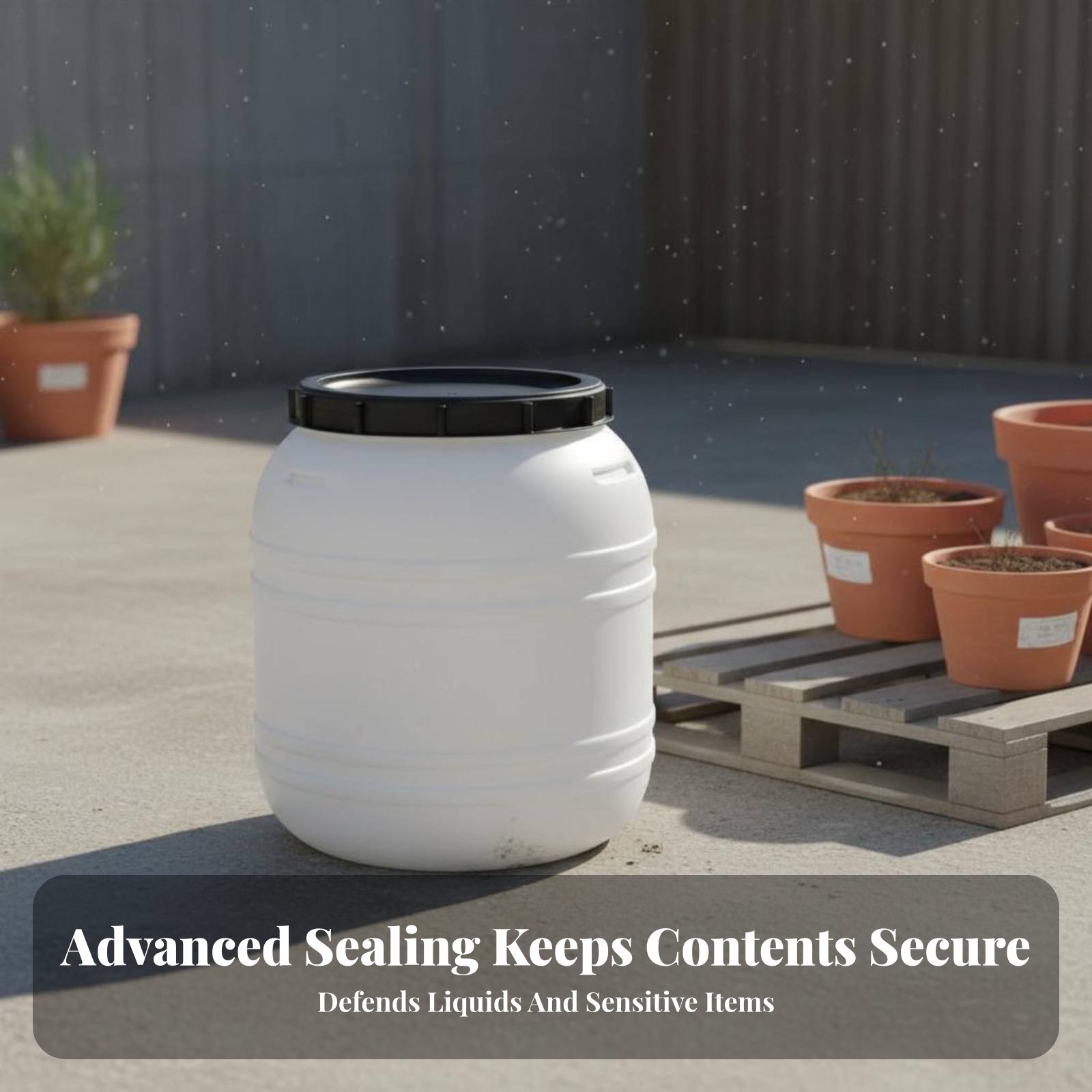 Voedselveilige kunststofvat me - Food Storage Drums recensie en prijs