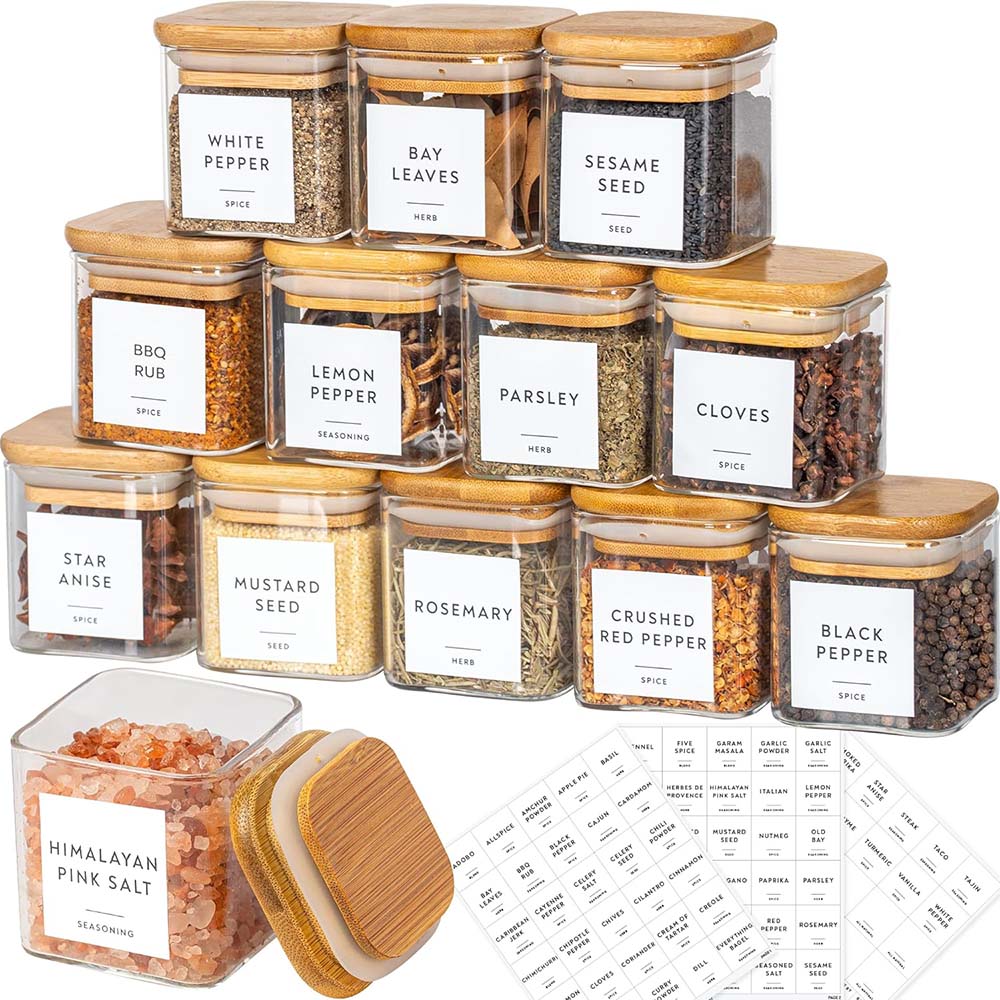 5Oz Glazen Potten Met Kruidene - Food Storage Glass Set recensie en prijs