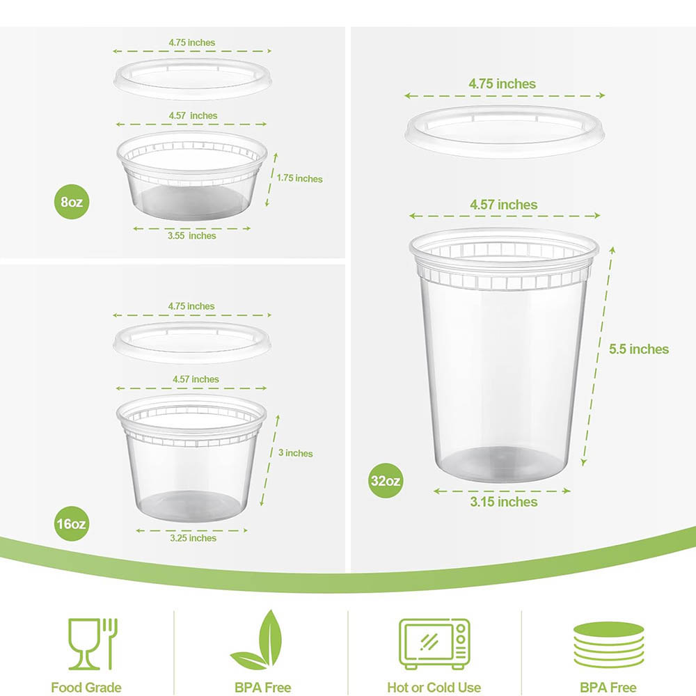 Plastic voedselcontainers met  - Food Storage Variety Pack recensie en prijs