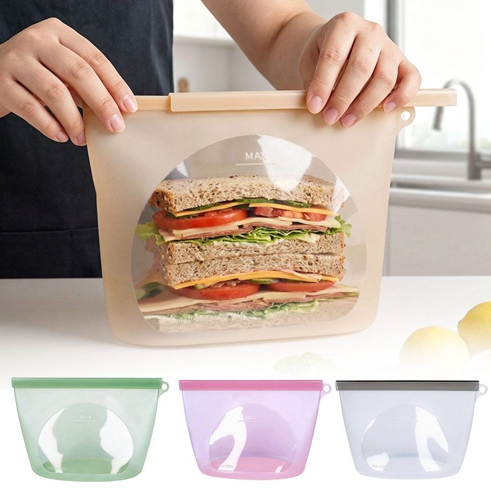 Siliconen voedselbewaarzak Voc - Food Storage Zip Bags recensie en prijs