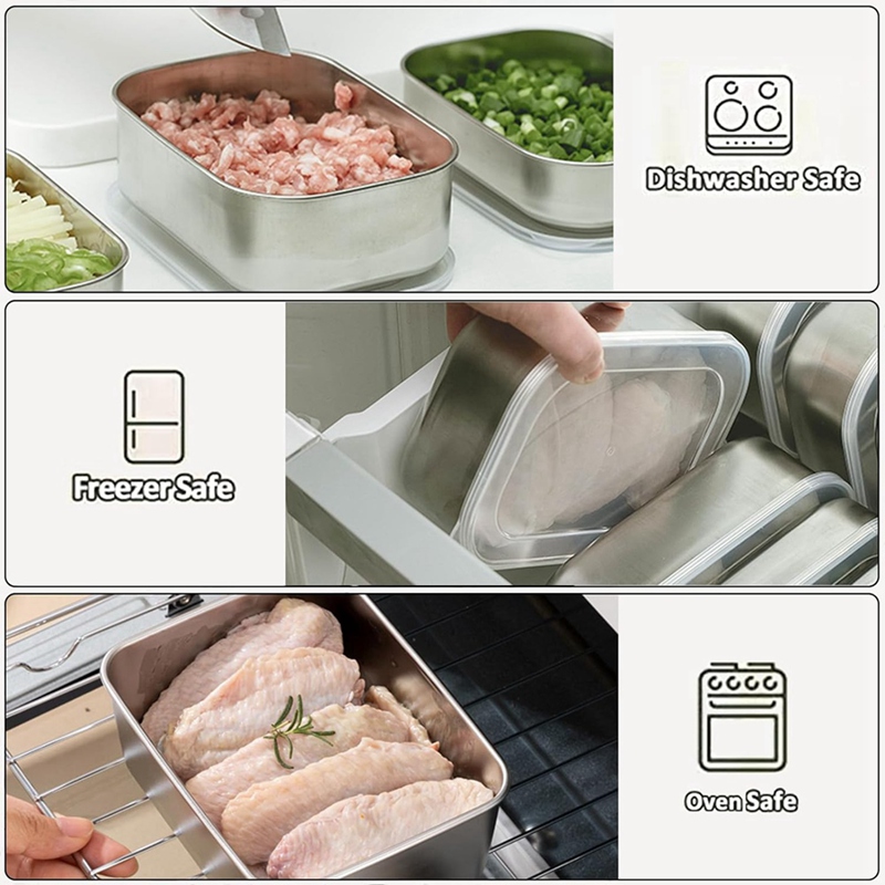 RVS containers voor voedselops - Food Storage Safe recensie en prijs
