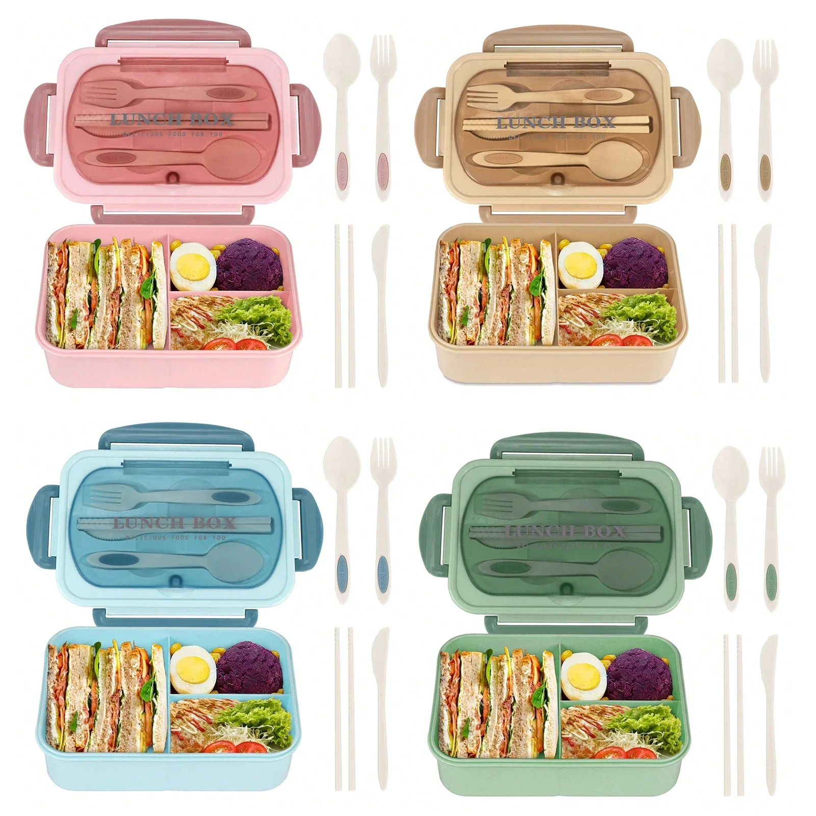 Bento Box voor volwassenen met - Food Storage With Compartments recensie en prijs