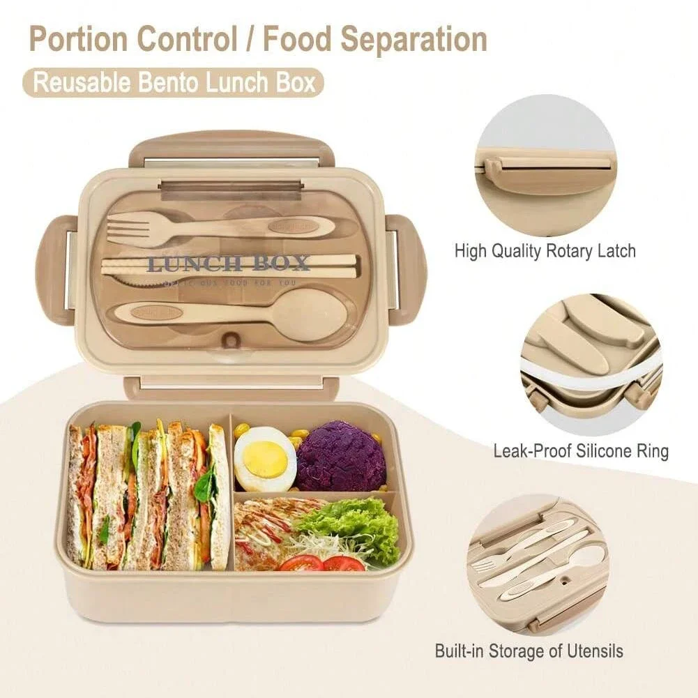 Bento Box voor volwassenen met - Food Storage With Compartments recensie en prijs