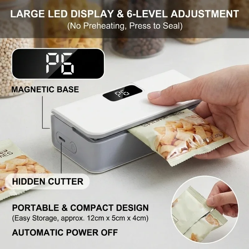 Mini Heat Sealer Plastic zakke - Food Storage Zip Bags recensie en prijs