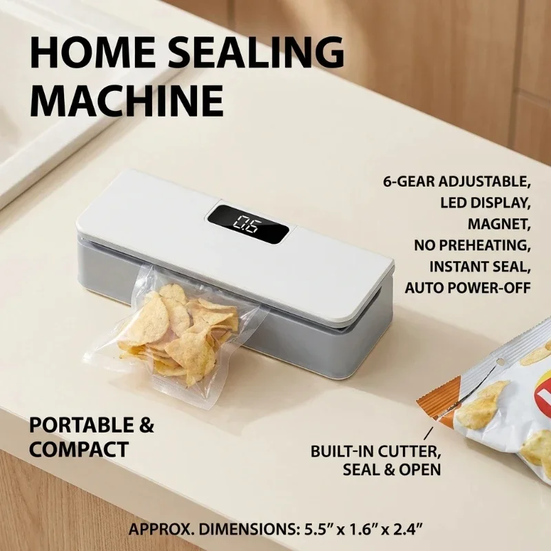 Mini Heat Sealer Plastic zakke - Food Storage Zip Bags recensie en prijs