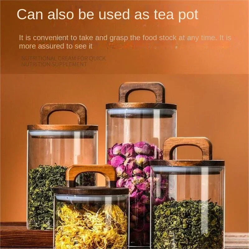 800-2100 ml Glazen pot met hou - Food Storage Glass Set recensie en prijs
