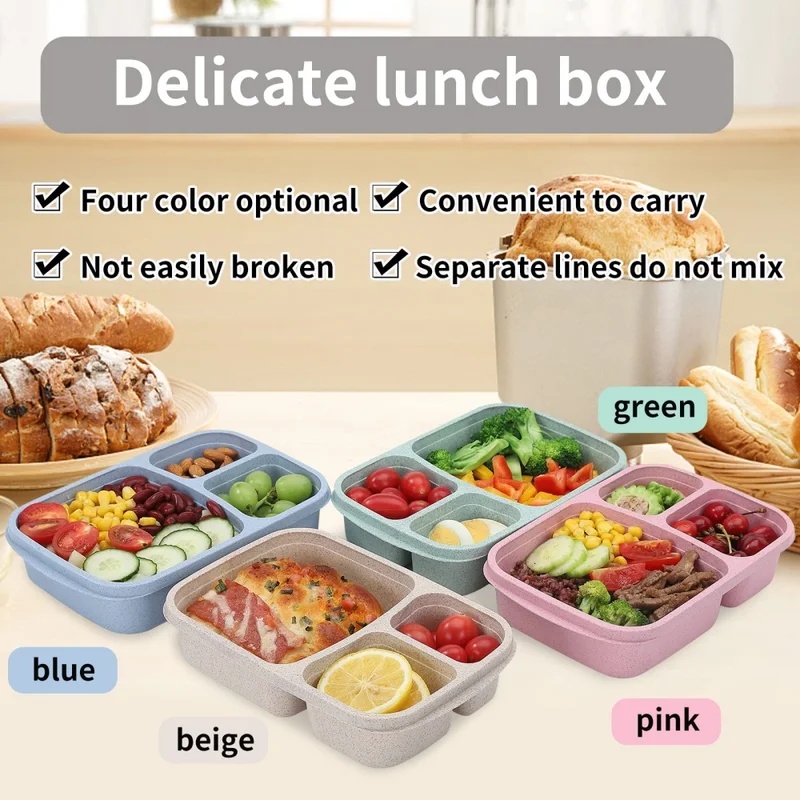 1-3 stuks Bento Lunchbox Set 3 - Food Storage With Compartments recensie en prijs
