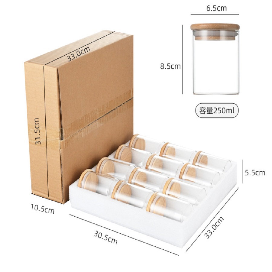 12 Stks/set Luchtdichte Glazen - Food Storage Glass Set recensie en prijs