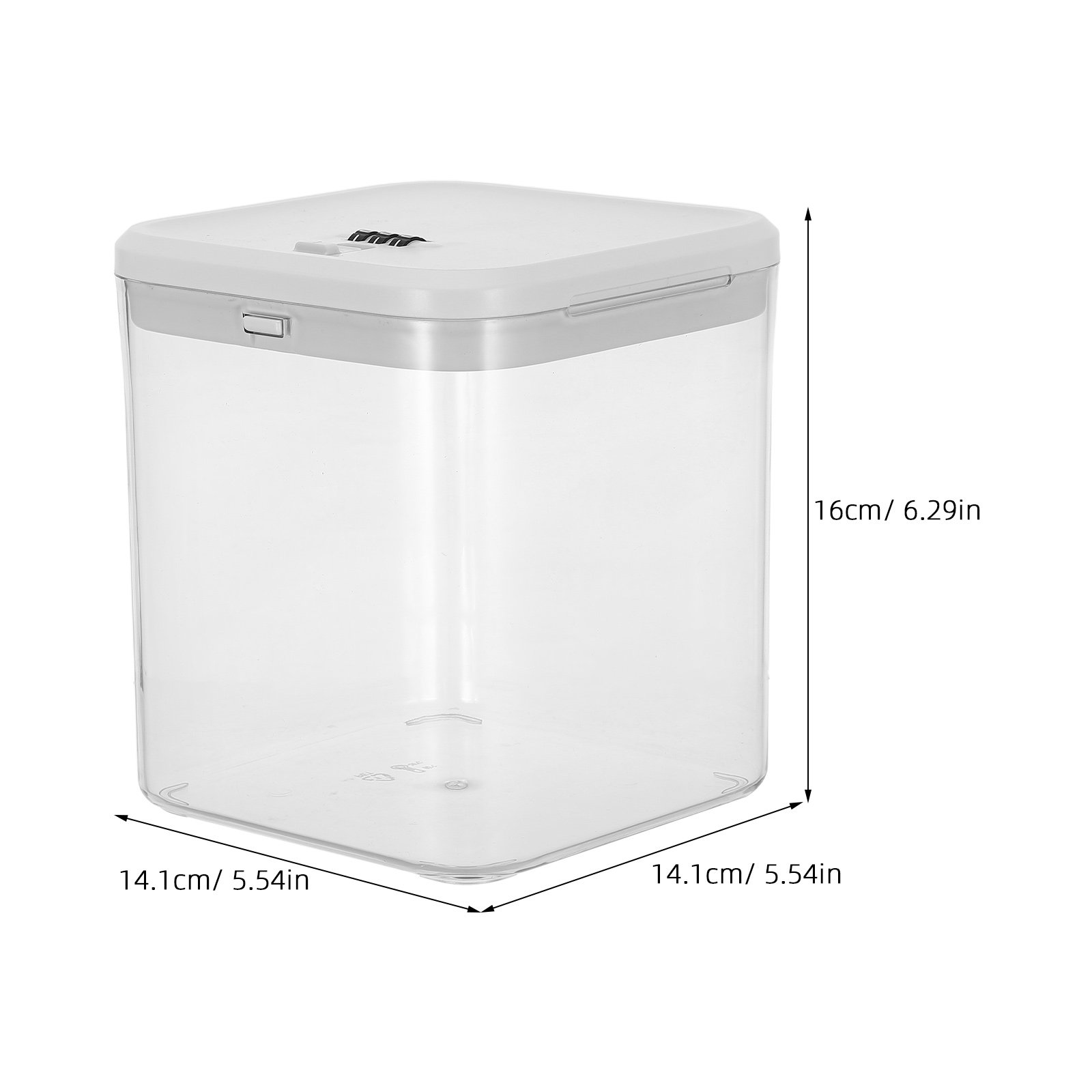 Doorzichtige opbergbox met kin - Food Storage Safe recensie en prijs