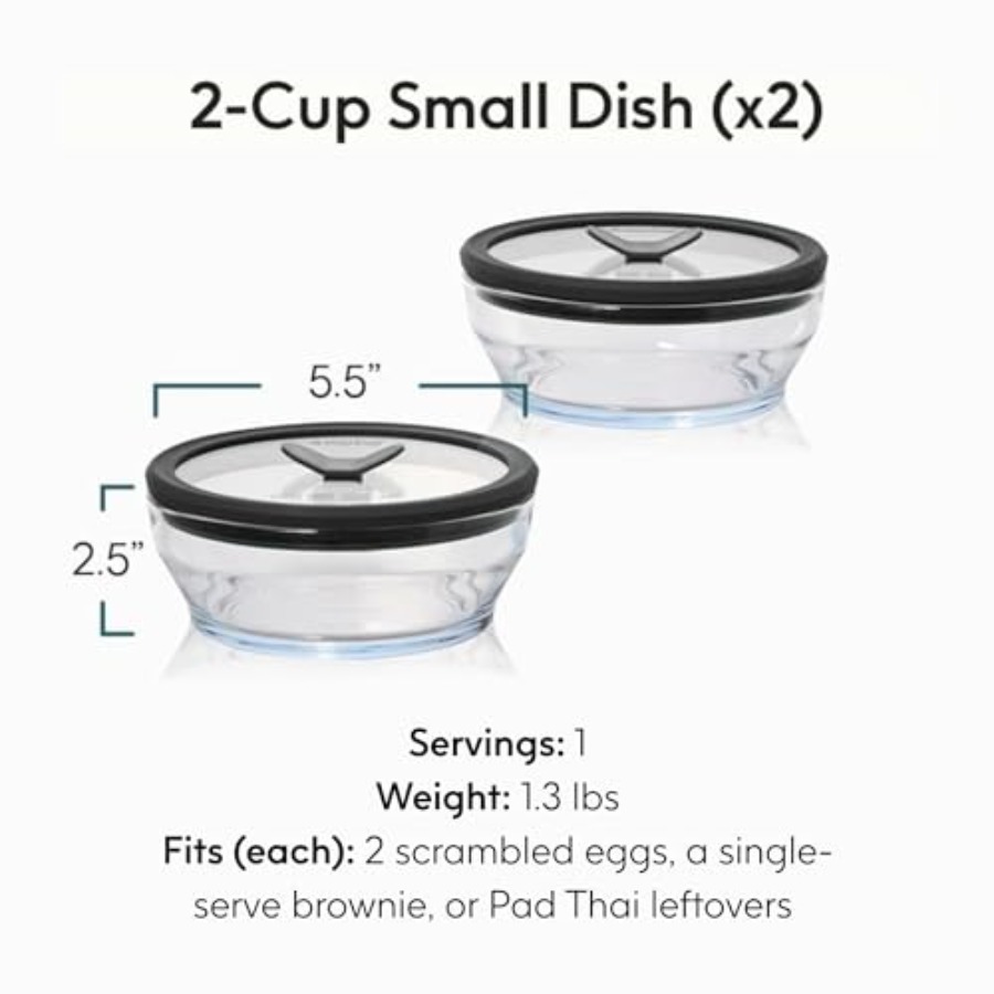 2-delige glazen voedselbewaars - Food Storage Glass Set recensie en prijs