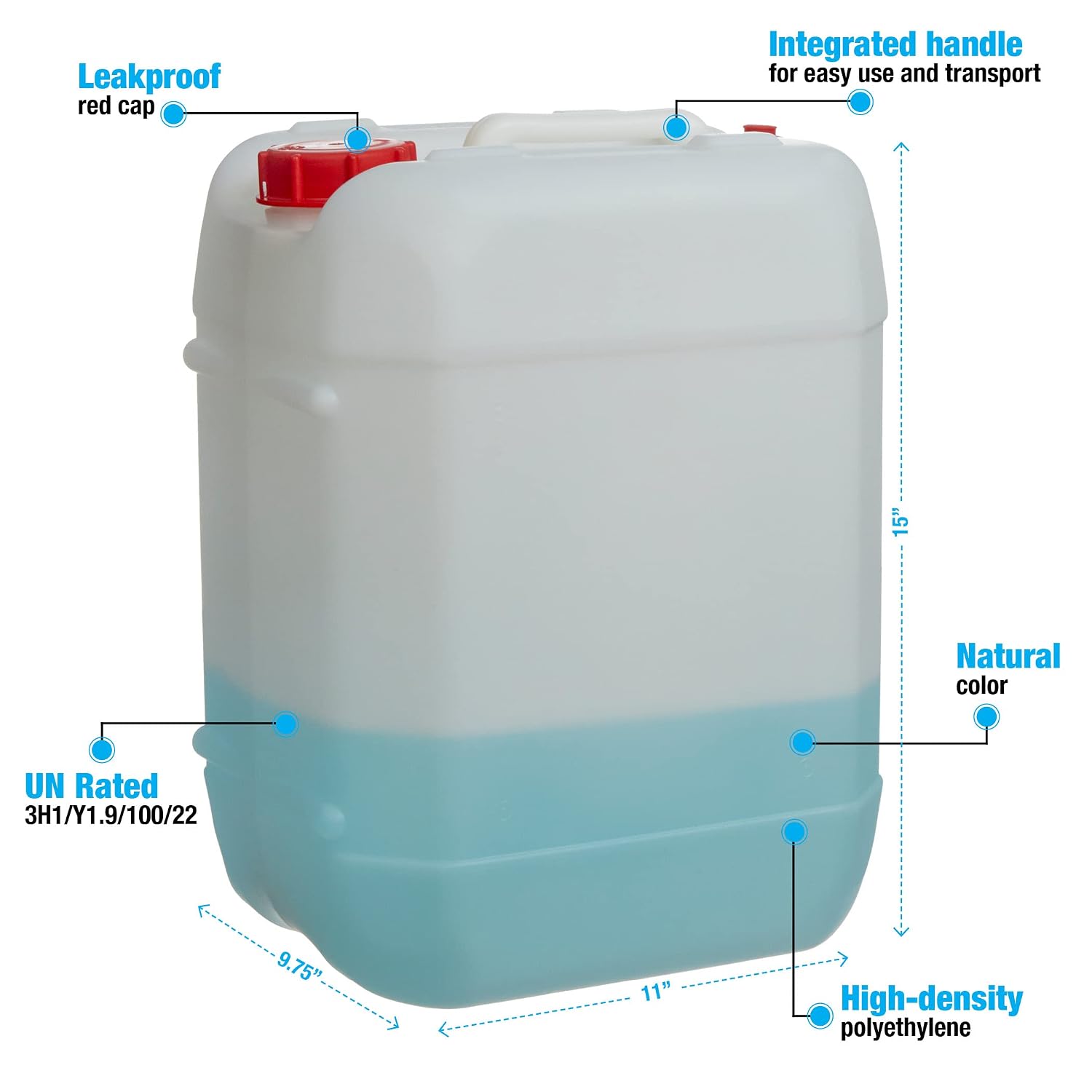 5 Gallon Stapelbare Plastic Ca - Food Storage And Container recensie en prijs