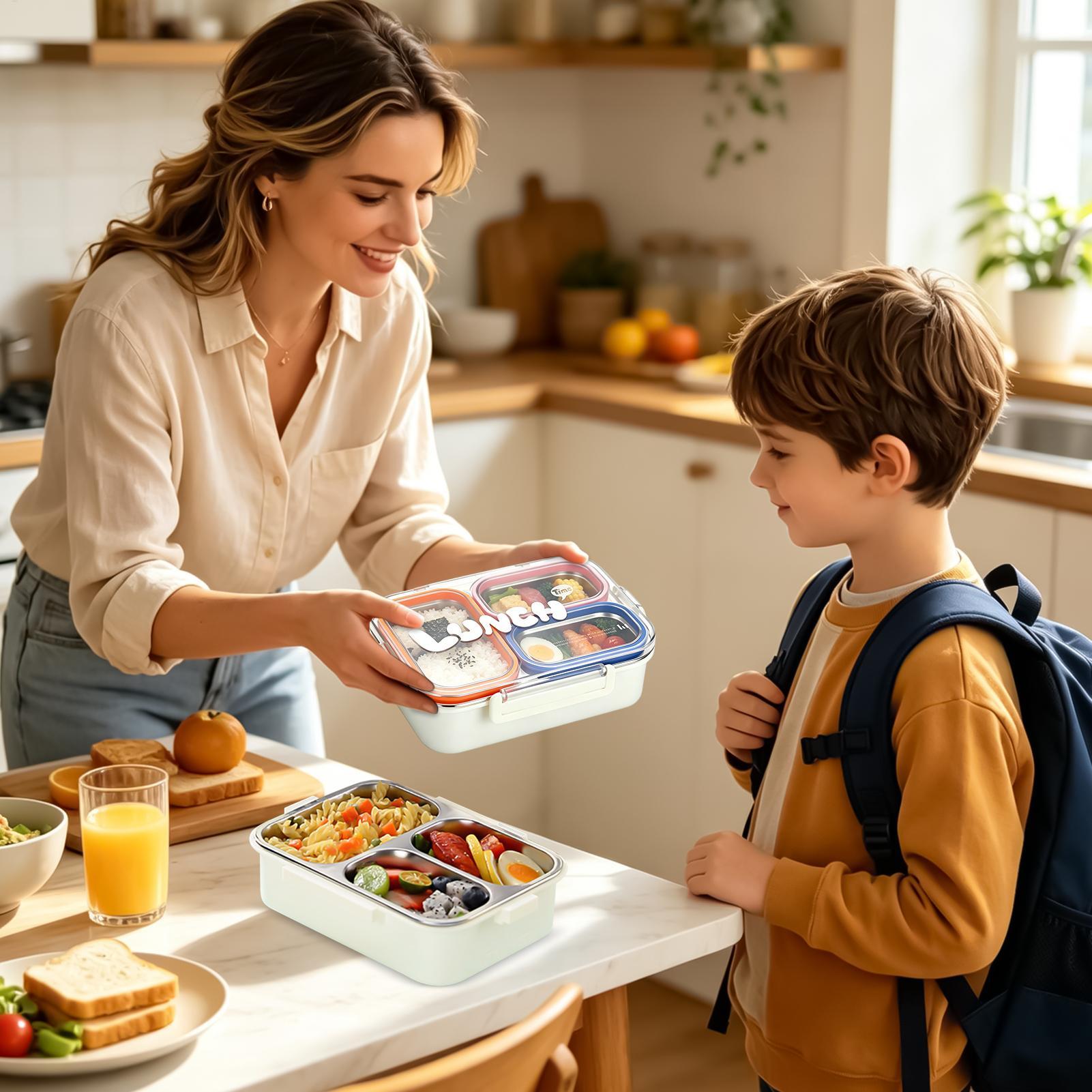 Roestvrijstalen lunchbox met 3 - Food Storage With Compartments recensie en prijs