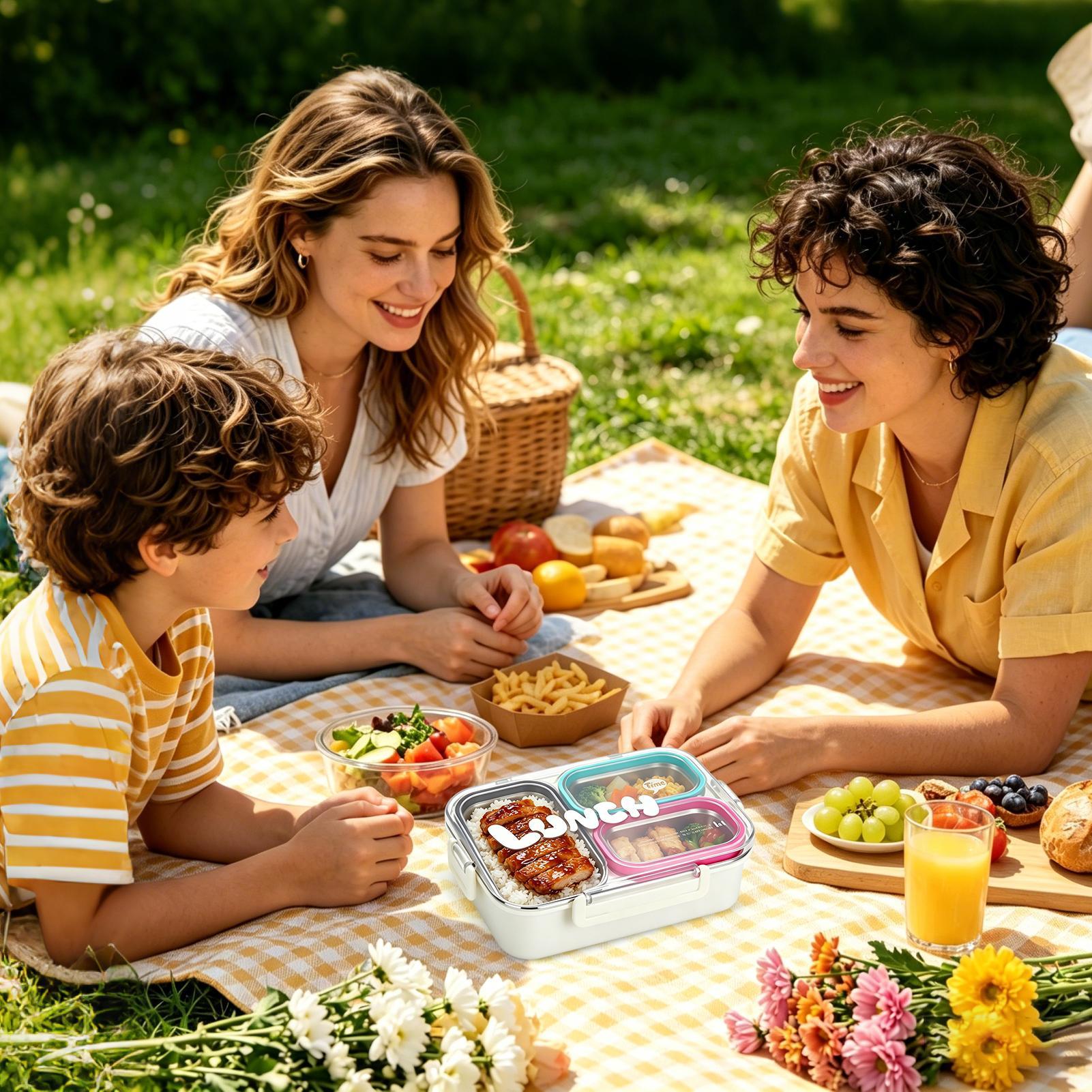 Roestvrijstalen lunchbox met 3 - Food Storage With Compartments recensie en prijs