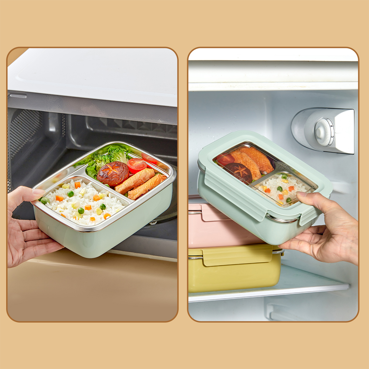 Magnetron 304 roestvrijstalen  - Food Storage With Compartments recensie en prijs