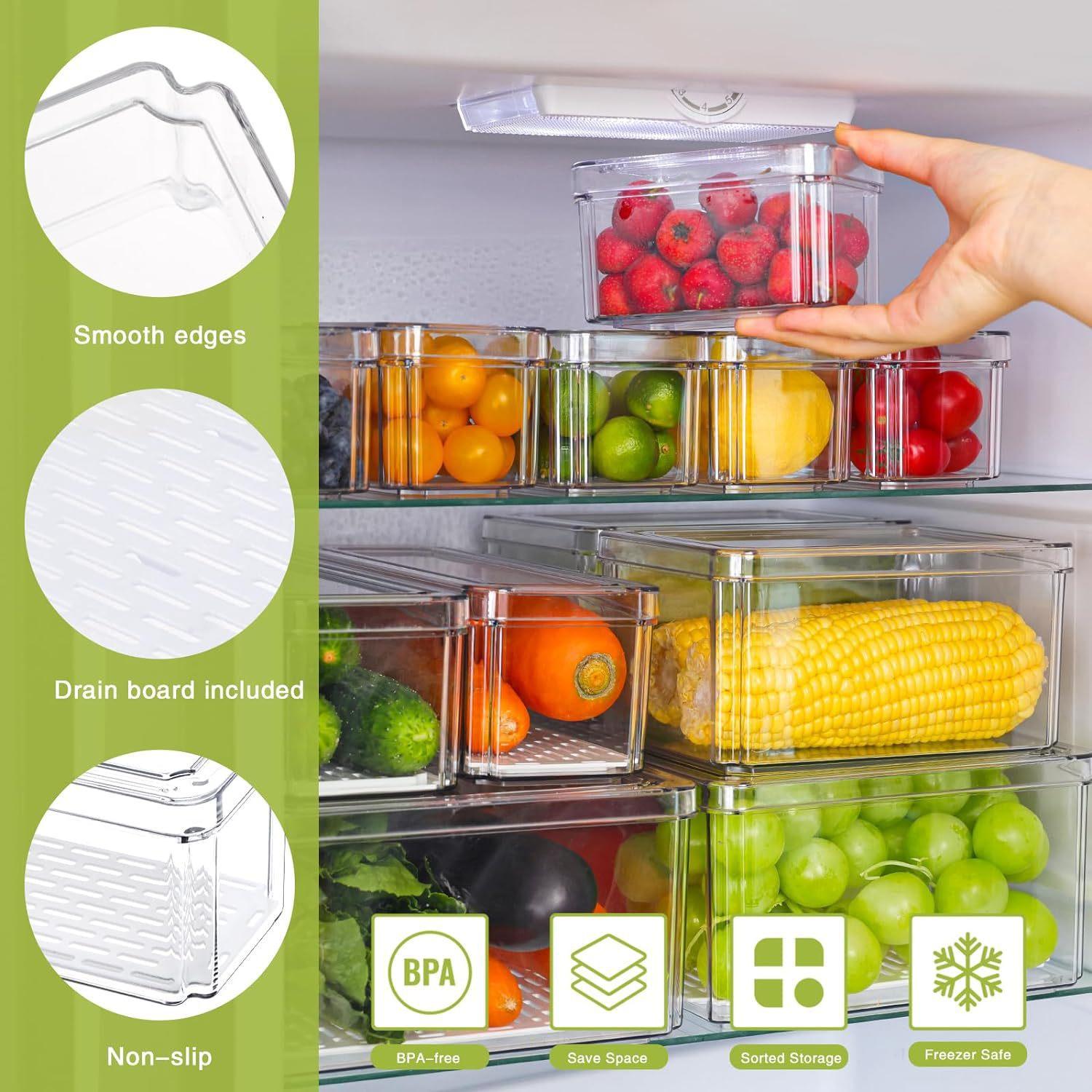 10/14-delige koelkastorganisat - Food Storage Without Plastic recensie en prijs