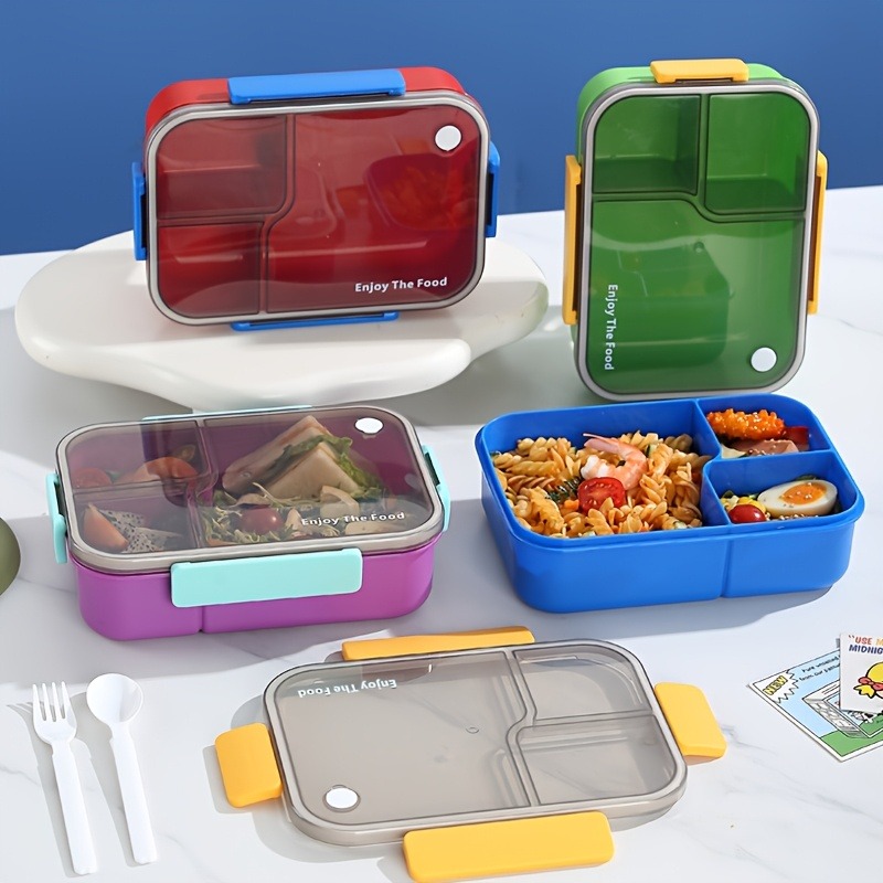 Kleurrijke lekvrije bentobox,  - Food Storage With Compartments recensie en prijs