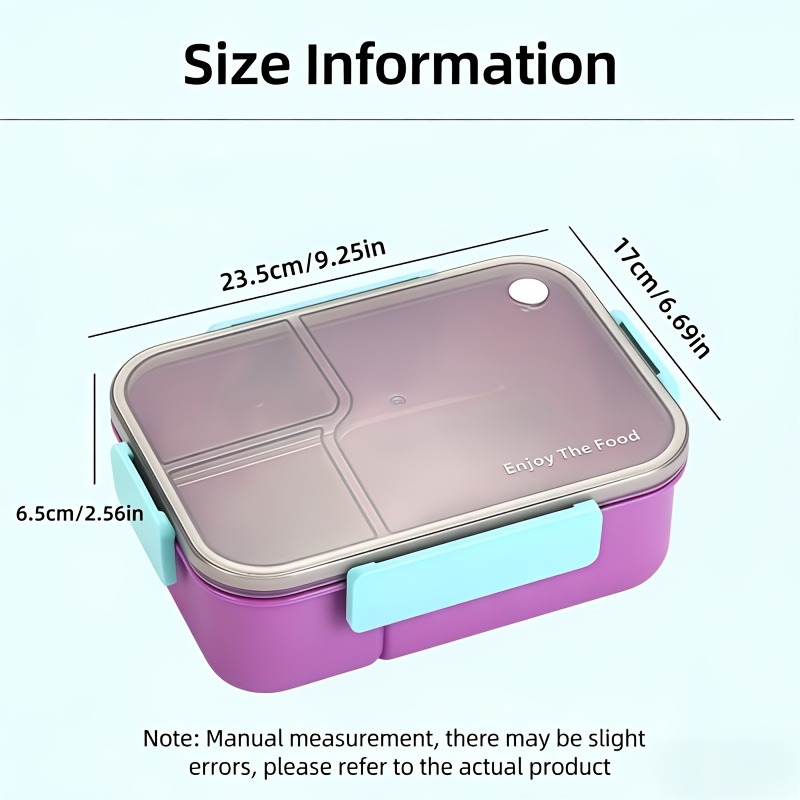 Kleurrijke lekvrije bentobox,  - Food Storage With Compartments recensie en prijs