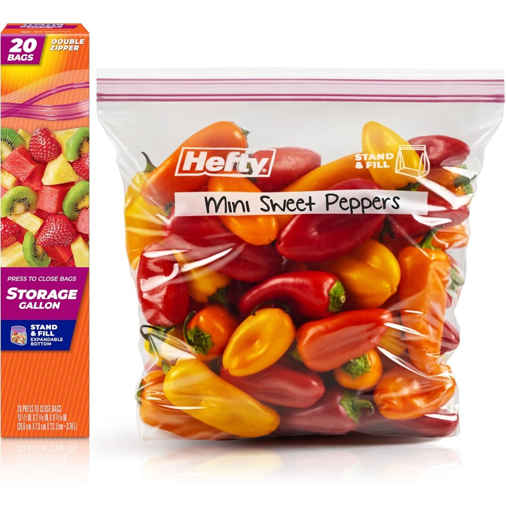 Drukknop sluitzakken, gallonfo - Food Storage Plastic Bag recensie en prijs