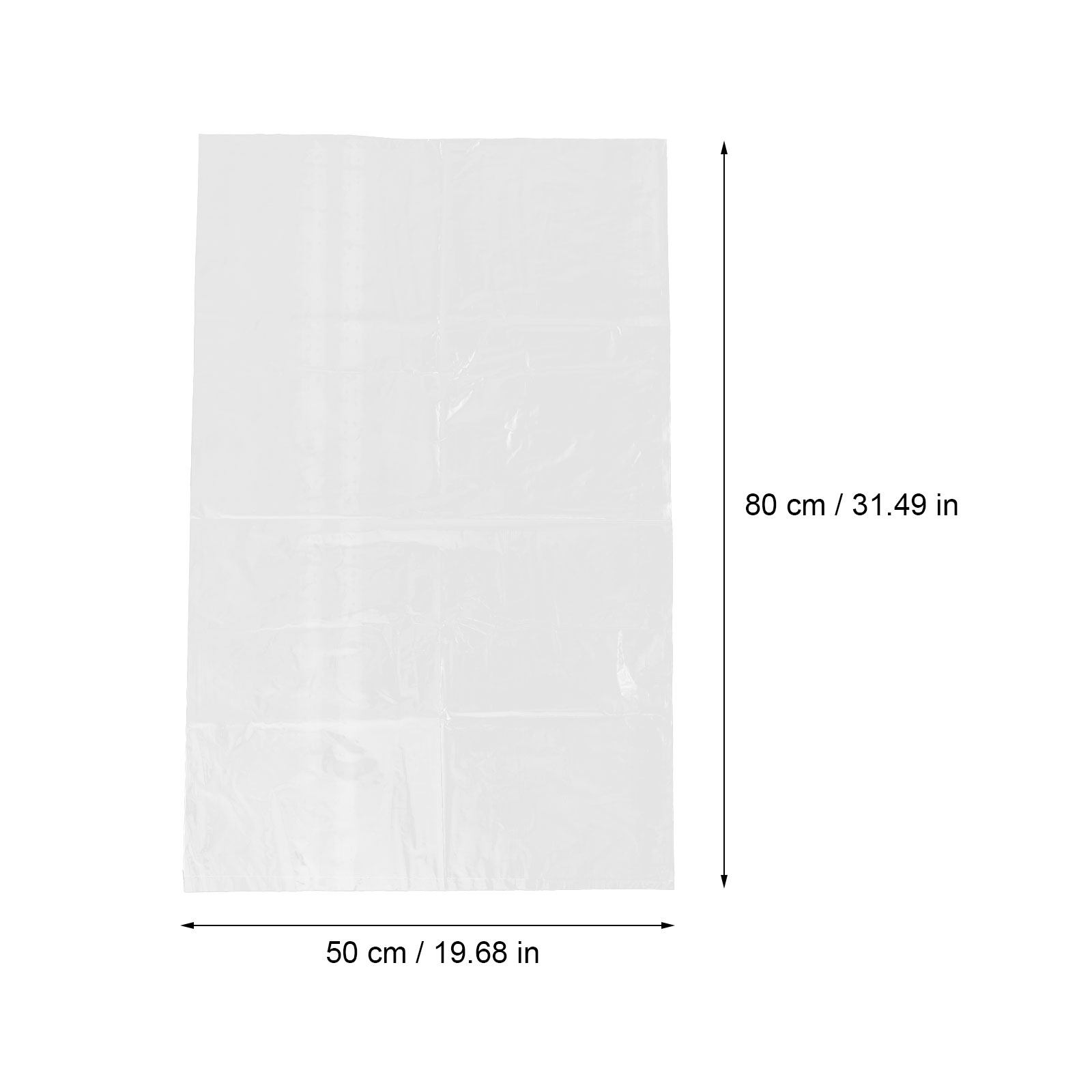 10 stuks 50x80cm transparante  - Food Storage Safe recensie en prijs