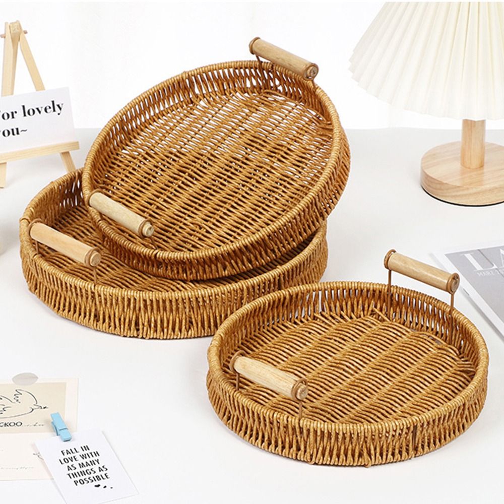 Handgeweven plastic rotan opbe - Food Storage In Plants recensie en prijs