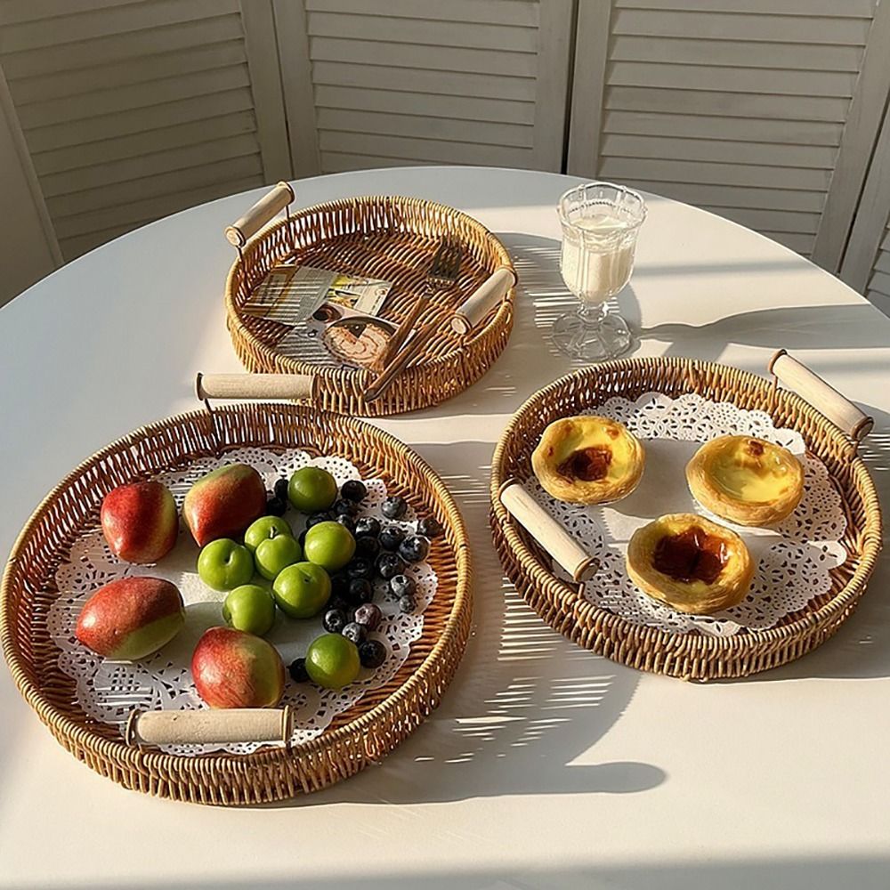 Handgeweven plastic rotan opbe - Food Storage In Plants recensie en prijs