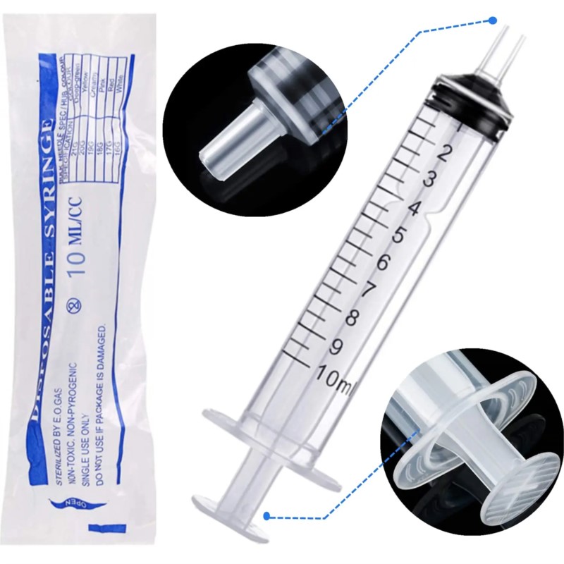 Plastic spuiten 10 ml zonder n - Food Storage Without Plastic recensie en prijs