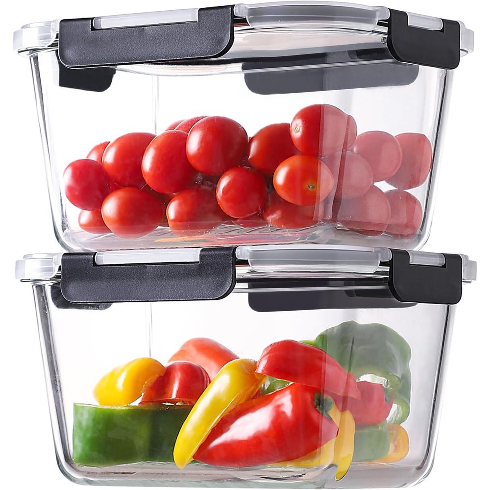 4-delige glazen voedselbewaarc - Food Storage Safe recensie en prijs