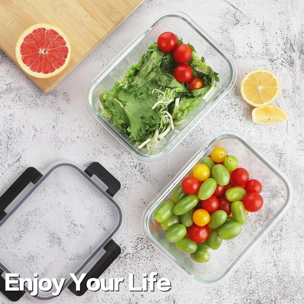 4-delige glazen voedselbewaarc - Food Storage Safe recensie en prijs