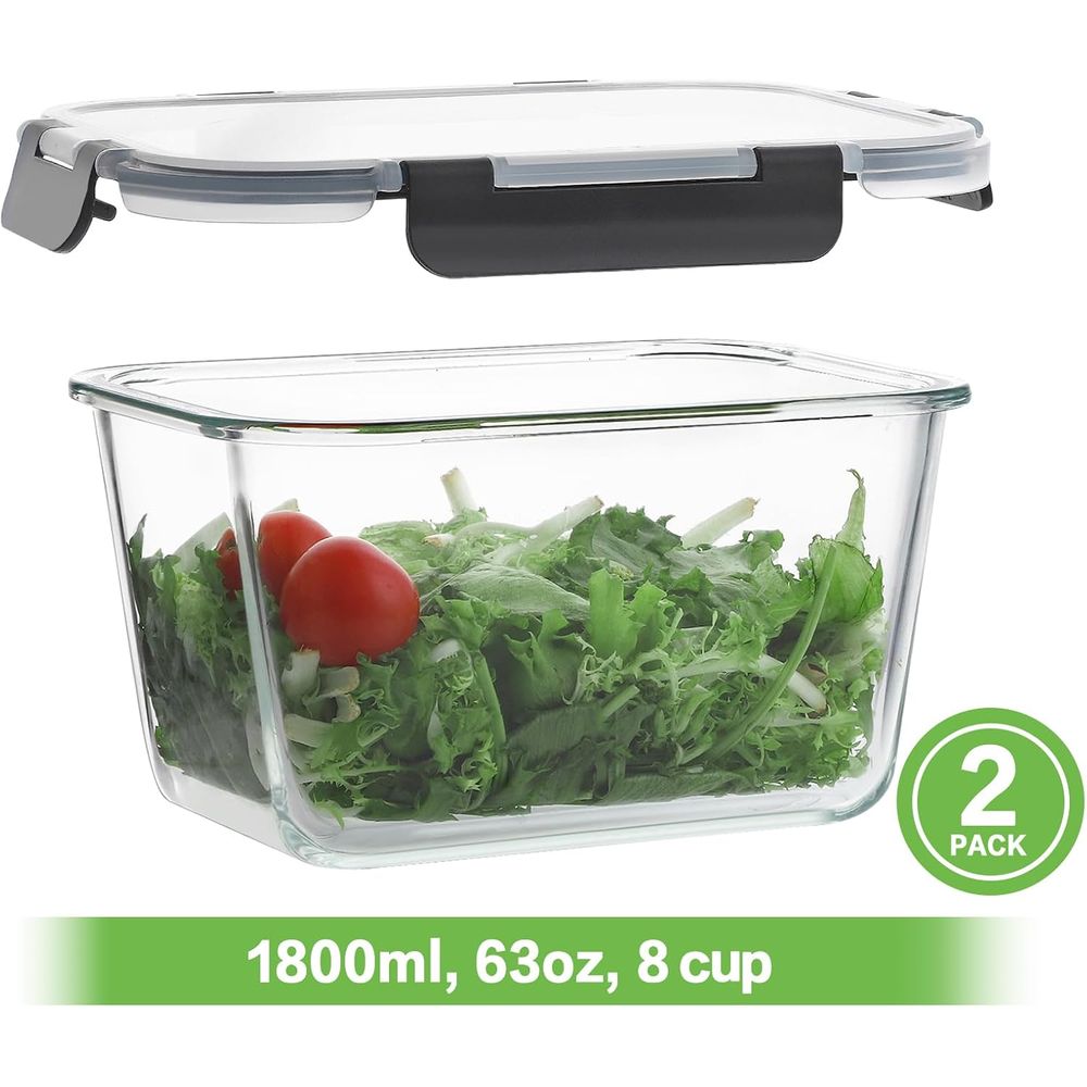 4-delige glazen voedselbewaarc - Food Storage Safe recensie en prijs