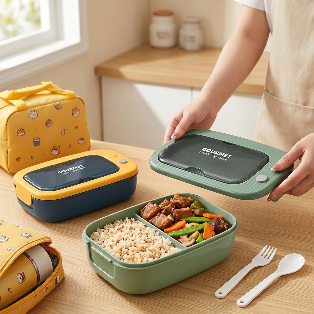Microgolfbestendige plastic be - Food Storage With Compartments recensie en prijs