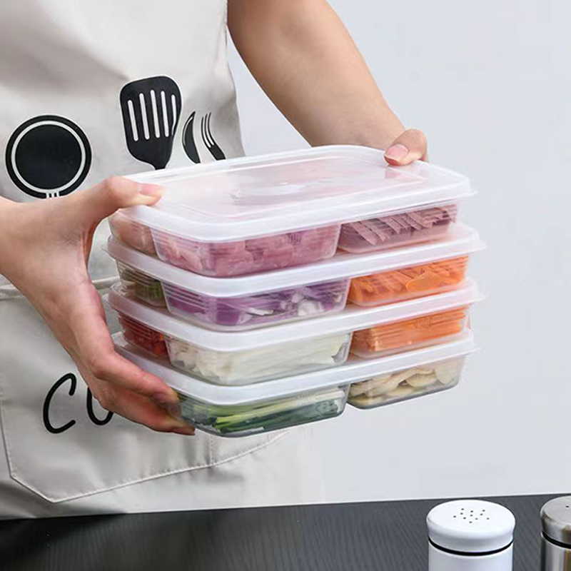 Nieuwe【4 roosters Plastic opbe - Food Storage With Compartments recensie en prijs