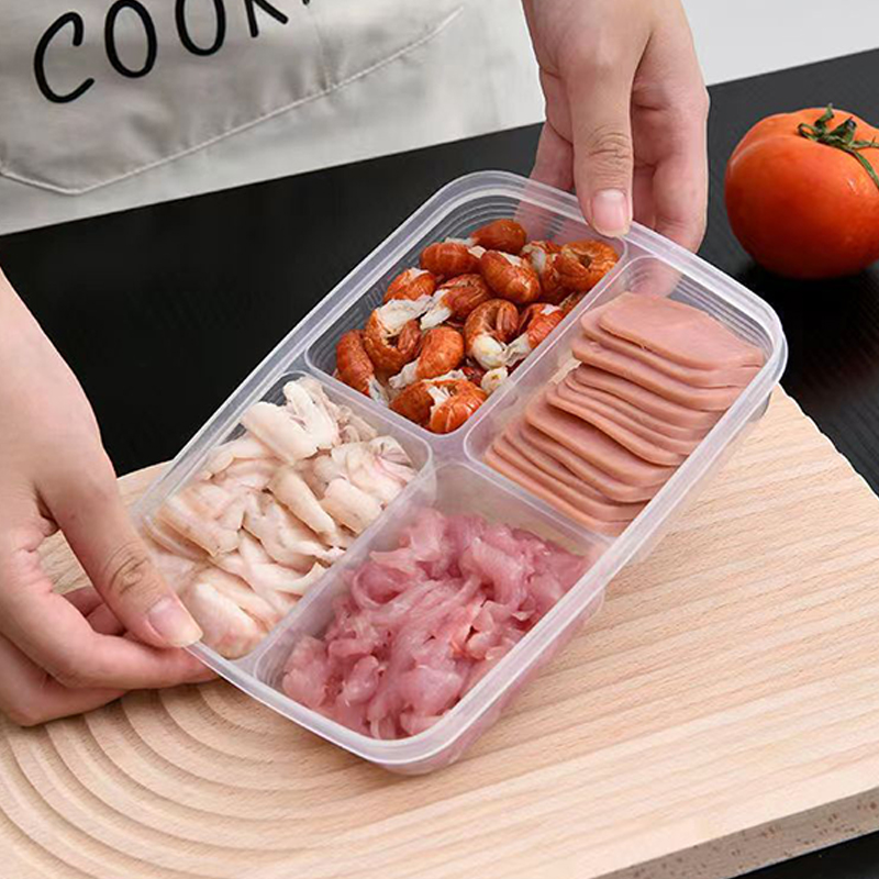 Nieuwe【4 roosters Plastic opbe - Food Storage With Compartments recensie en prijs