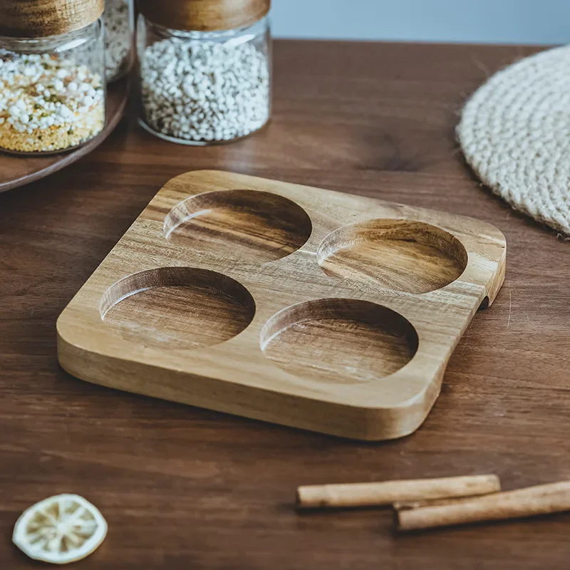 Houten Deksel Orgnizer Glas Lu - Food Storage Glass Set recensie en prijs