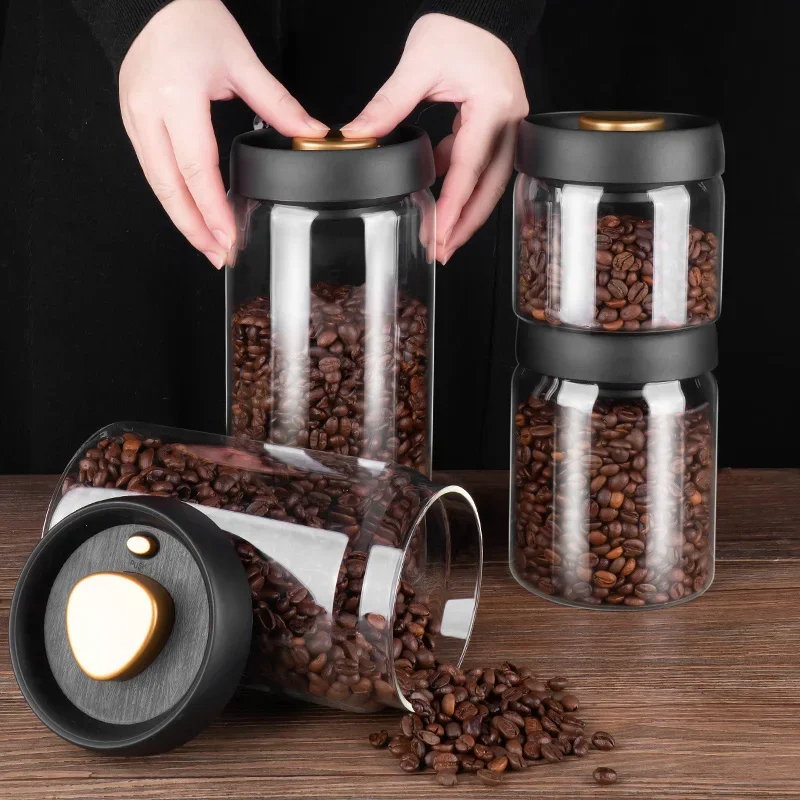 Koffiebonen vacuümverzegelde p - Food Storage Glass Set recensie en prijs