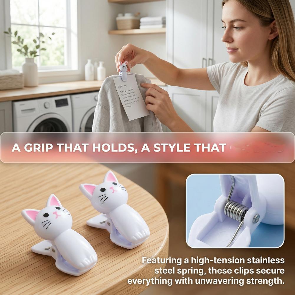 Schattige kattenvormige zakcli - Food Storage Plastic Bag recensie en prijs