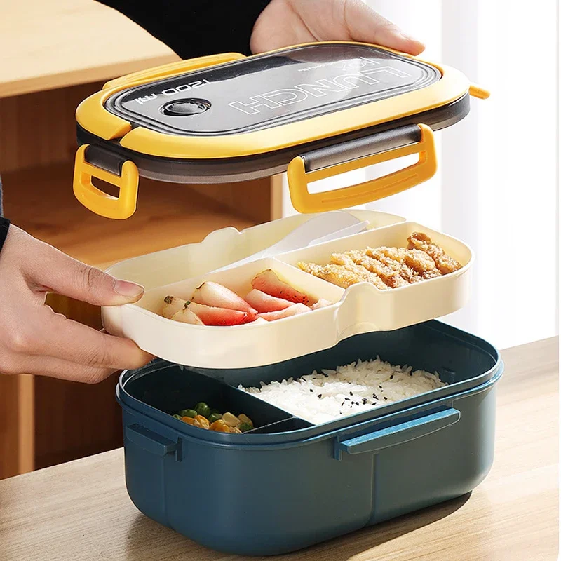 Hete enkelvoudige dubbellaagse - Food Storage With Compartments recensie en prijs