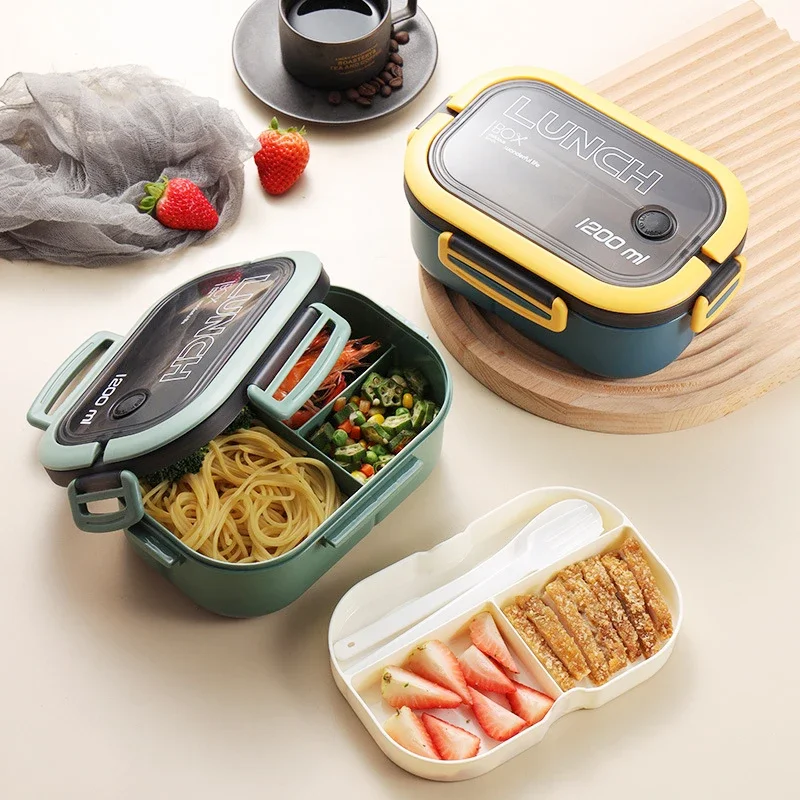 Hete enkelvoudige dubbellaagse - Food Storage With Compartments recensie en prijs