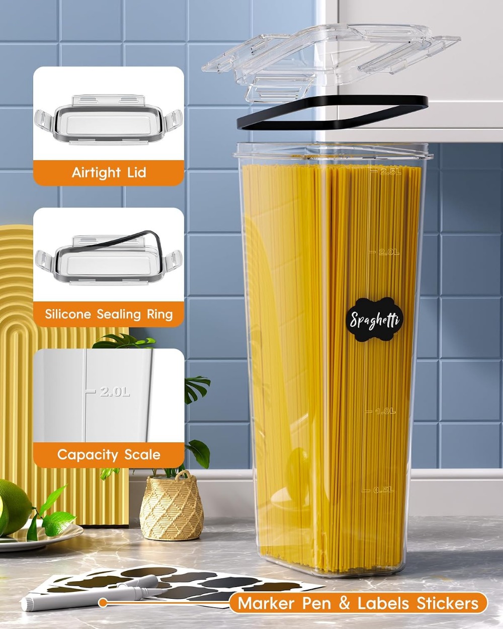 24 stuks luchtdichte voorraadd - Food Storage And Container recensie en prijs