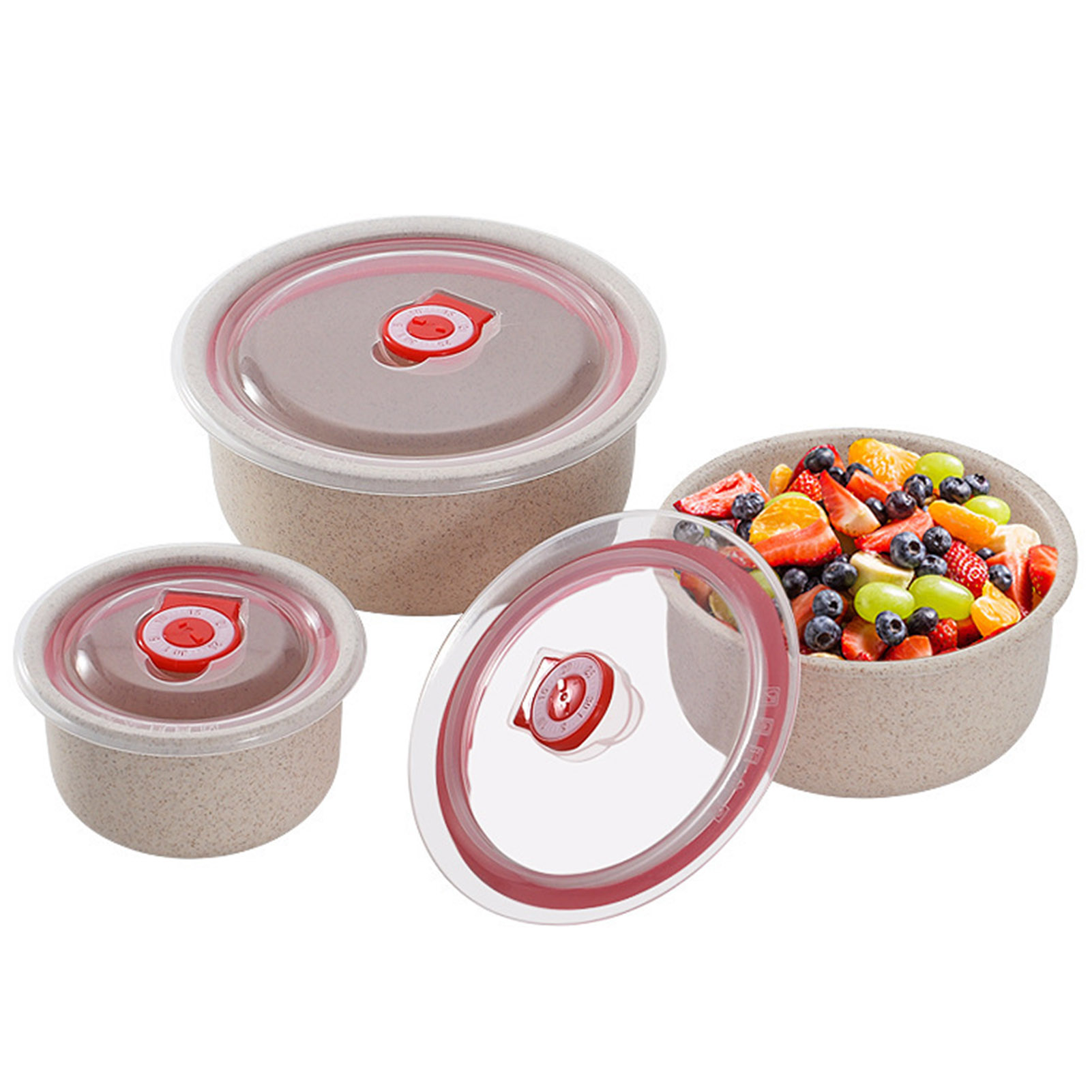 3 stuks voedselopslagcontainer - Food Storage Without Plastic recensie en prijs